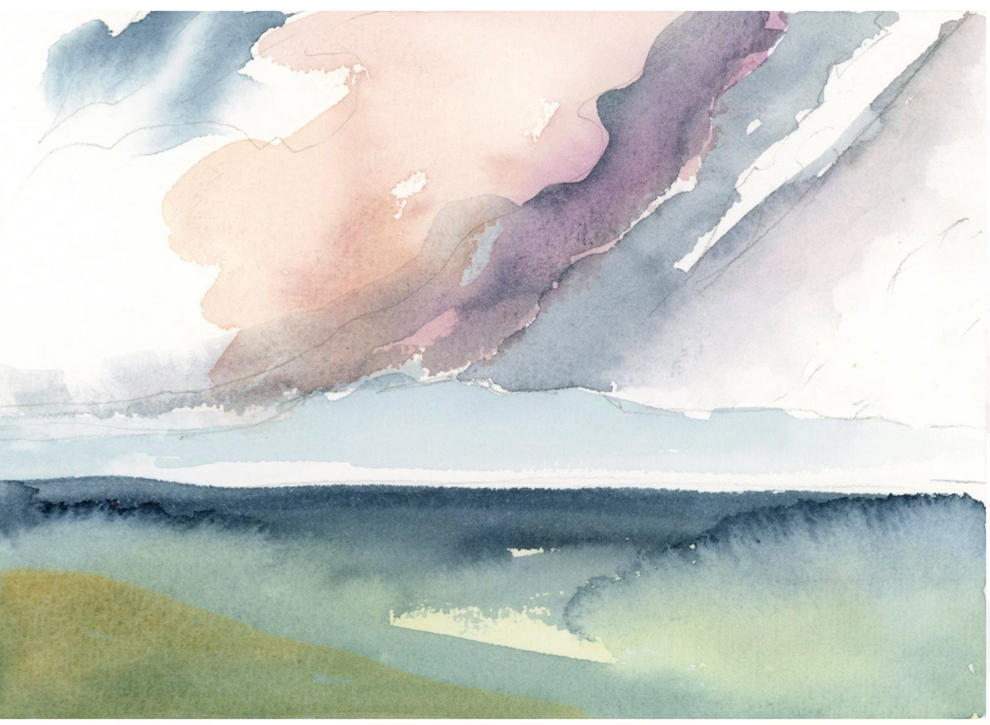 Landscape Abstraction in Watercolor